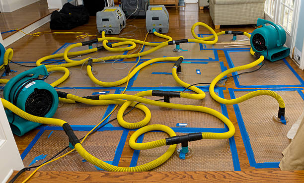 Water damage restoration process in Owenton, KY